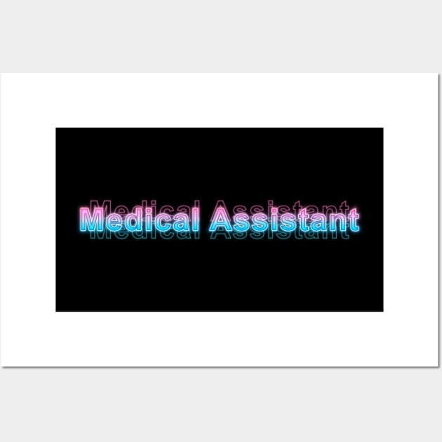 Medical Assistant Wall Art by Sanzida Design